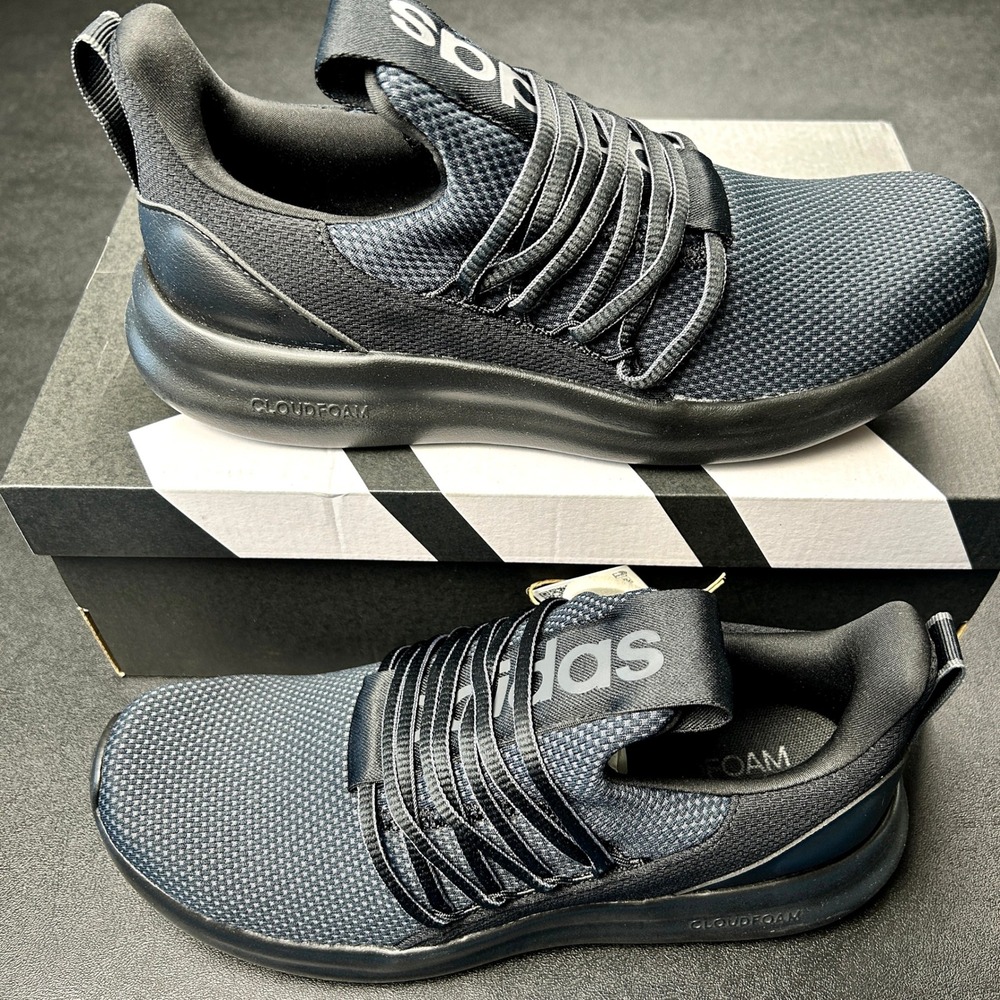 adidas Lite Racer Adapt 7.0 Mens Size 6.5 Running Shoes Black Gray IE6327‎ NEW